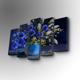 Wallity Cuadro Decorativo en Lienzo 5 Piezas 5PUC-147
